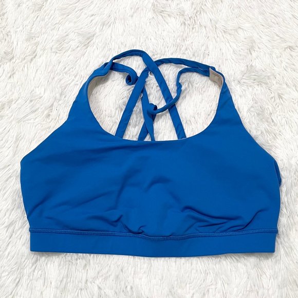lululemon athletica Tops - Women Lululemon Sport Bra in Cobalt Blue Size 12